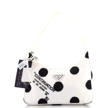 Prada Re-Edition 2000 Hobo Tessuto Mini
