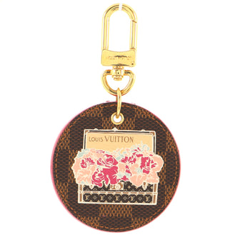 Louis Vuitton Round Illustre Keychain Limited Edition Damier