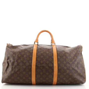 Louis Vuitton Keepall Bandouliere Bag Monogram Canvas 60