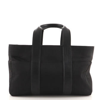 Hermes Acapulco Tote Toile and Leather MM