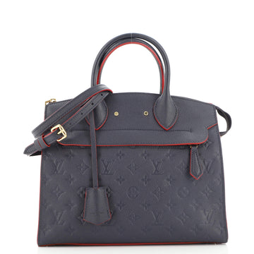 Louis Vuitton Pont Neuf Handbag Monogram Empreinte Leather MM