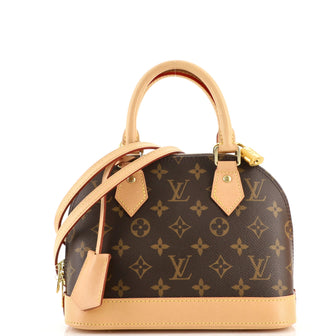 Louis Vuitton Alma Handbag Monogram Canvas BB