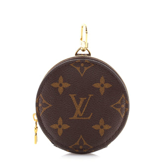 Louis Vuitton Multi Pochette Accessoires Round Coin Purse Monogram Canvas