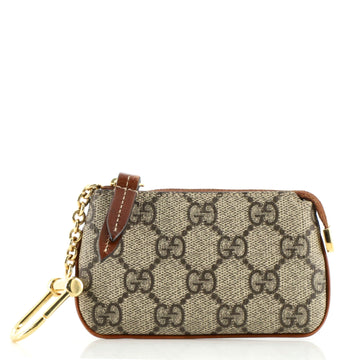 Gucci Key Pouch GG Coated Canvas