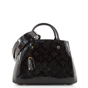 Louis Vuitton Montaigne Handbag Monogram Vernis MM