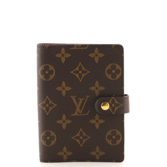 Louis Vuitton Ring Agenda Cover Monogram Canvas PM