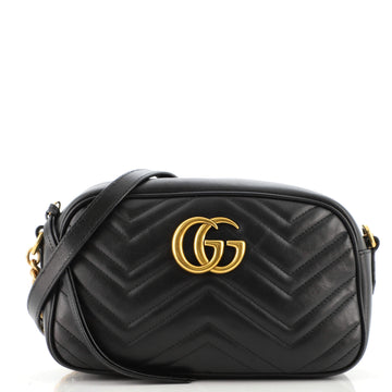 Gucci GG Marmont Shoulder Bag Matelasse Leather Small