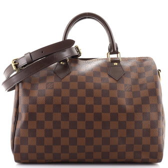 Louis Vuitton Speedy Bandouliere Bag Damier 30