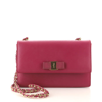 Salvatore Ferragamo Ginny Crossbody Bag Leather Medium