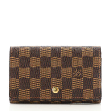 Louis Vuitton Porte Monnaie Tresor Wallet Damier