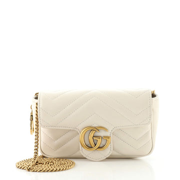 Gucci GG Marmont Flap Bag Matelasse Leather Mini