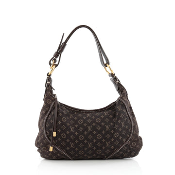 Louis Vuitton Manon Handbag Mini Lin PM Brown