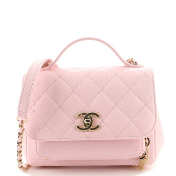 Chanel Business Affinity Flap Bag Quilted Caviar Mini