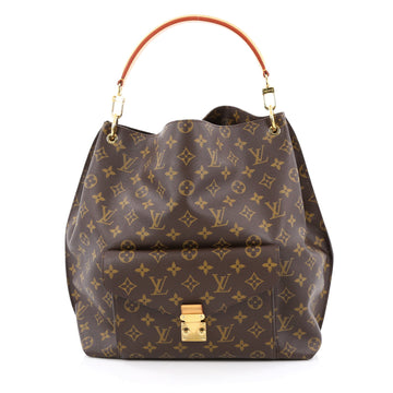 Louis Vuitton Metis Hobo Monogram Canvas brown