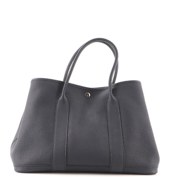 Hermes Garden Party Tote Leather with Printed Interior 36