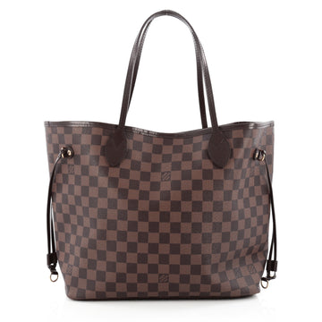 Louis Vuitton Neverfull NM Tote Damier MM Brown