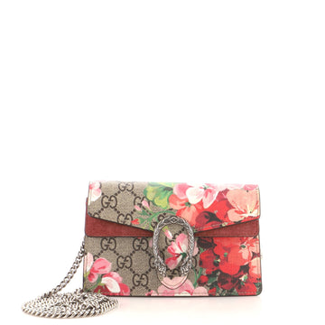 Gucci Dionysus Bag Blooms Print GG Coated Canvas Super Mini