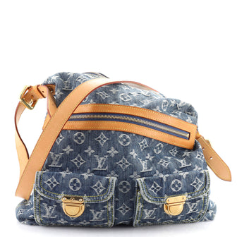 Louis Vuitton Baggy Handbag Denim GM
