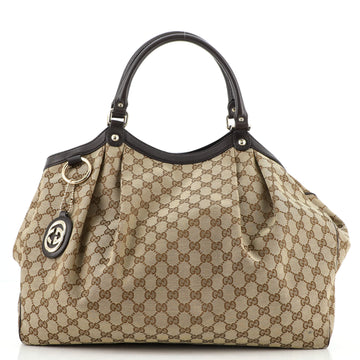 Gucci Sukey Tote GG Canvas Large