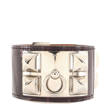 Hermes Collier de Chien Bracelet Alligator