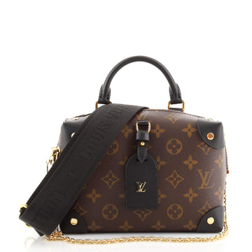 Louis Vuitton Petite Malle Souple Handbag Monogram Canvas