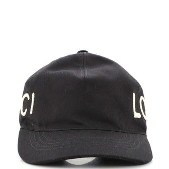 Gucci Loved Baseball Cap Embroidered Canvas