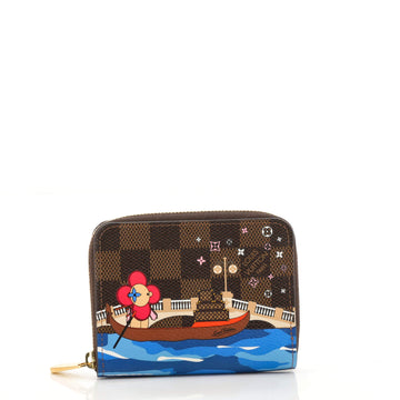 Louis Vuitton Zippy Coin Purse Limited Edition Vivienne Xmas Damier