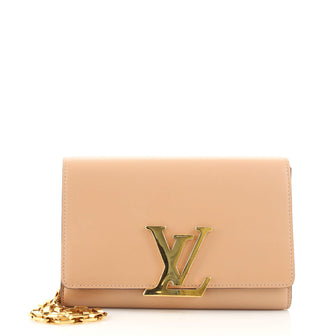 Louis Vuitton Chain Louise Clutch Leather GM