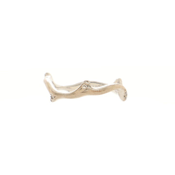 Christian Dior Bois de Rose Ring 18K White Gold with Diamonds