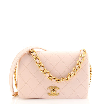 Chanel Fashion Therapy Full Flap Bag Quilted Caviar Small