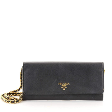Prada Wallet on Chain Saffiano Leather
