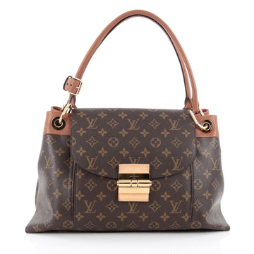 Louis Vuitton Olympe Handbag Monogram Canvas Brown