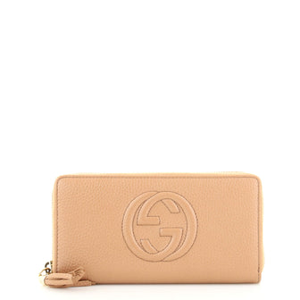 Gucci Soho Zip Around Wallet Leather