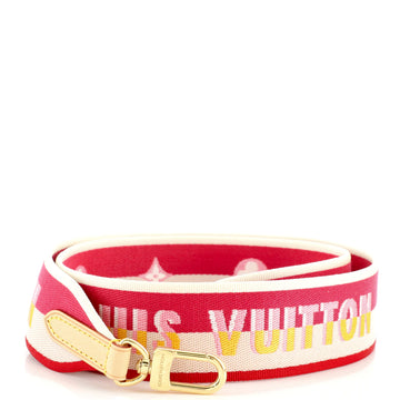 Louis Vuitton Logo Shoulder Strap Jacquard Wide