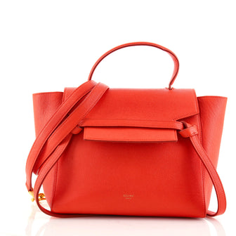 Celine Belt Bag Textured Leather Micro