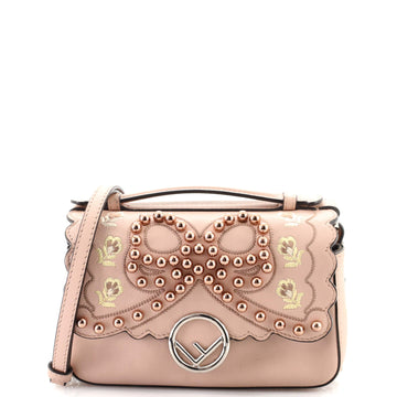 Fendi Double F is Fendi Baguette Bag Embellished Leather Micro