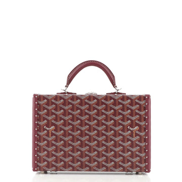 Goyard Grand Hotel Trunk Bag Coated Canvas PM