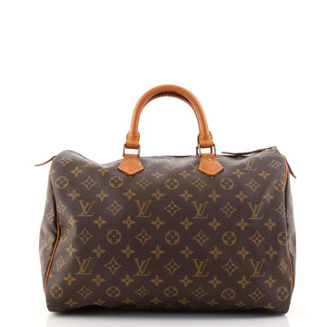 Louis Vuitton Speedy Handbag Monogram Canvas 35