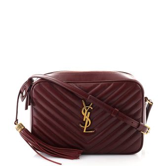 Saint Laurent Lou Camera Bag Matelasse Chevron Leather Small
