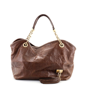 Louis Vuitton Paris Souple Whisper Bag Leather PM