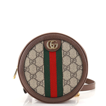 Gucci Ophidia Round Backpack GG Coated Canvas Mini