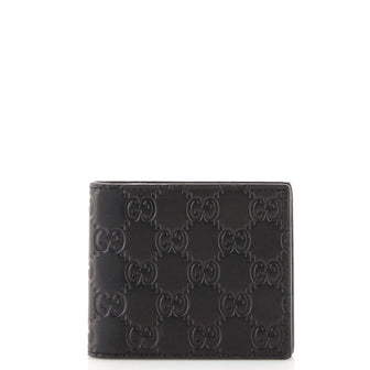 Gucci Signature Bifold Wallet Guccissima Leather