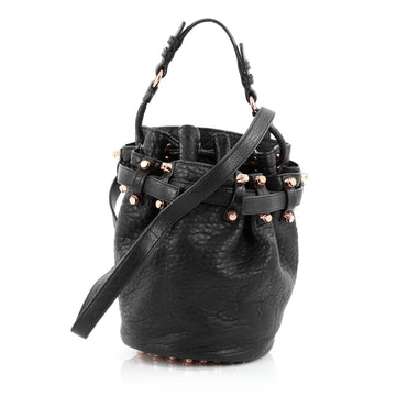 Alexander Wang Diego Bucket Bag Leather Small Black