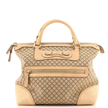 Gucci Catherine Tote Diamante Canvas with Leather Large