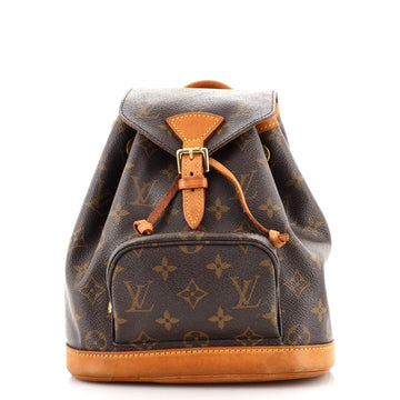 Louis Vuitton Vintage Montsouris Backpack Monogram Canvas PM