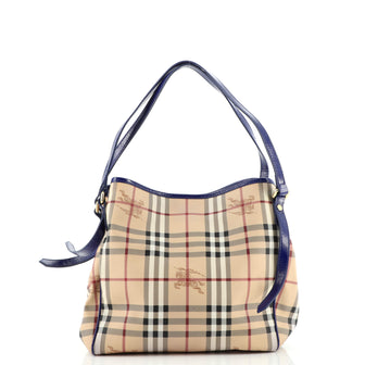 Burberry Canterbury Tote Haymarket Coated Canvas Medium