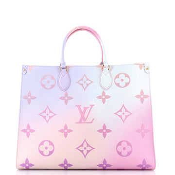 Louis Vuitton OnTheGo Tote Spring in the City Monogram Giant Canvas GM