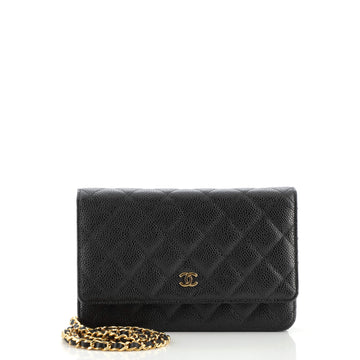 Chanel Wallet on Chain Quilted Caviar