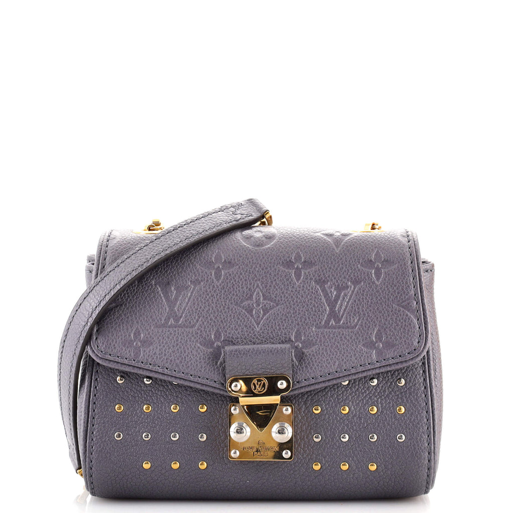 Louis Vuitton Saint Germain Monogram Empreinte Studded BB Gris Silver in  Leather with Silver-tone/Brass - US