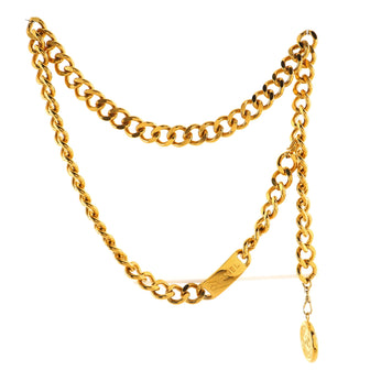 Chanel Vintage Medallion Chain Belt Metal